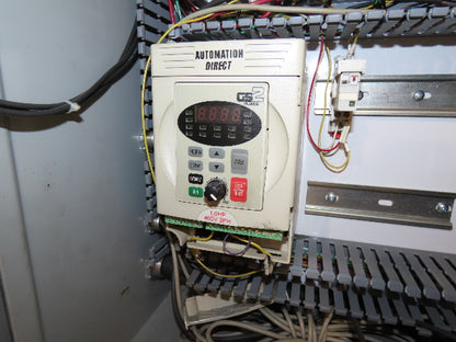 Alvey 28"x 17' Slider Bed 24" Belt Incline Conveyor Variable Speed Drive 460V