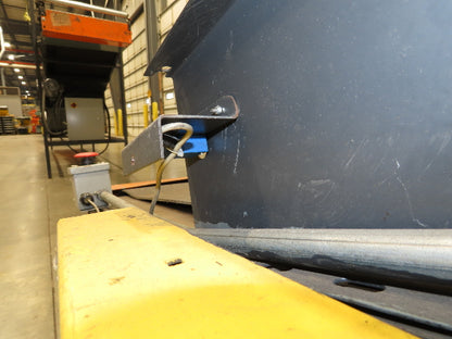 Alvey 28"x 17' Slider Bed 24" Belt Incline Conveyor Variable Speed Drive 460V