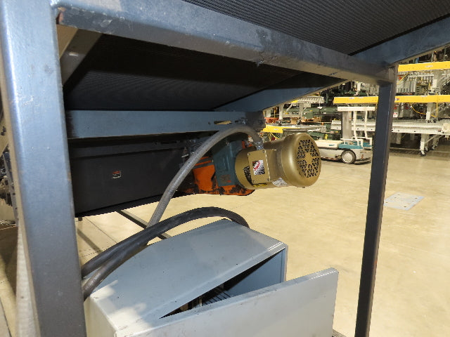 Alvey 28"x 17' Slider Bed 24" Belt Incline Conveyor Variable Speed Drive 460V