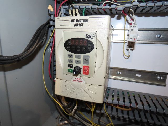 Alvey 28"x 17' Slider Bed 24" Belt Incline Conveyor Variable Speed Drive 460V