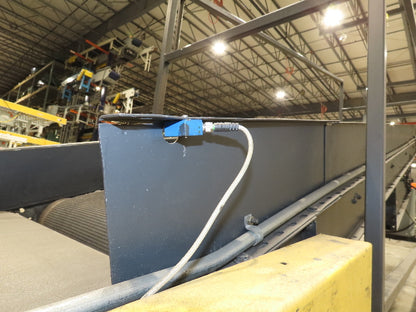 Alvey 28"x 17' Slider Bed 24" Belt Incline Conveyor Variable Speed Drive 460V