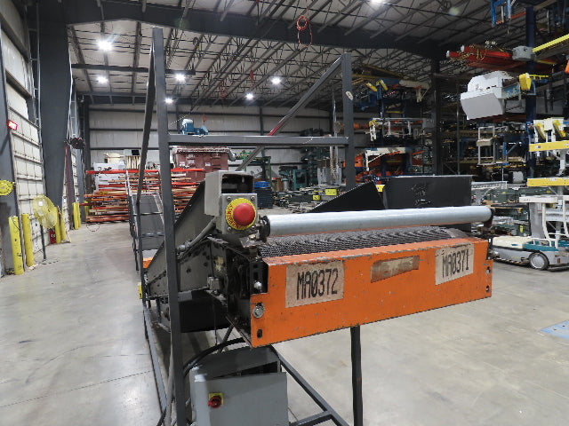 Alvey 28"x 17' Slider Bed 24" Belt Incline Conveyor Variable Speed Drive 460V