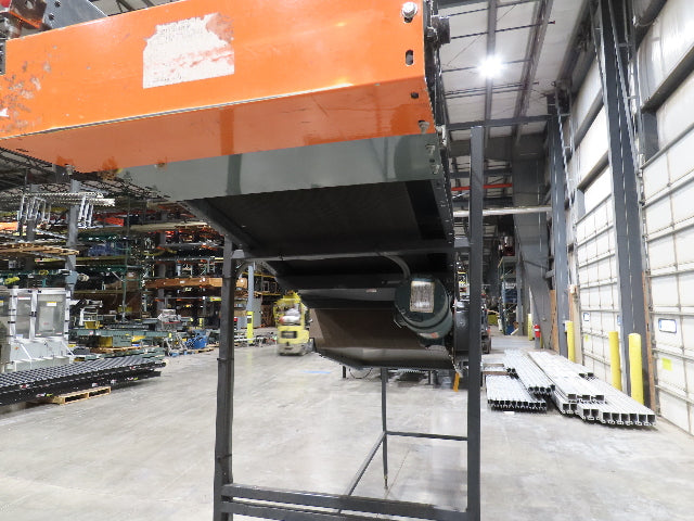 Alvey 28"x 17' Slider Bed 24" Belt Incline Conveyor Variable Speed Drive 460V