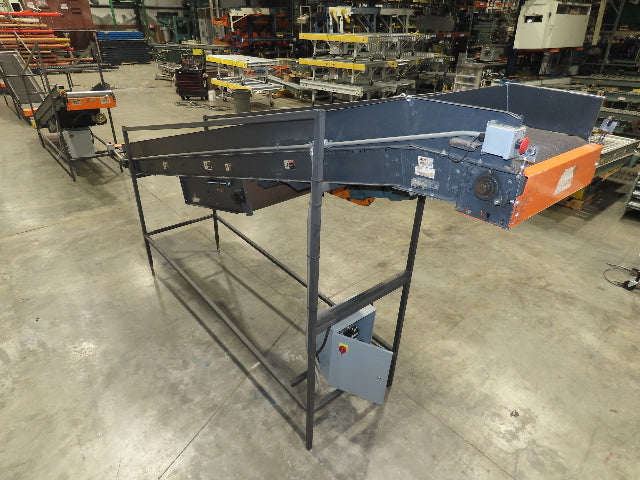 Alvey 28"x 17' Slider Bed 24" Belt Incline Conveyor Variable Speed Drive 460V