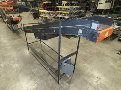 Alvey 28"x 17' Slider Bed 24" Belt Incline Conveyor Variable Speed Drive 460V