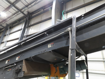 Alvey 28"x 17' Slider Bed 24" Belt Incline Conveyor Variable Speed Drive 460V