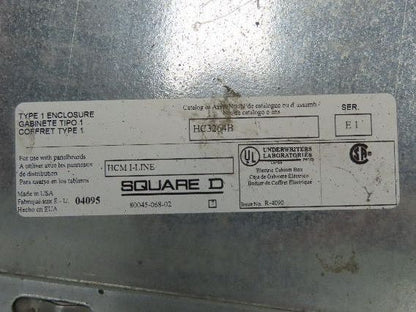 Square D HCM I-Line Panelboard Breaker Box 600 Amp 600V 30 Space Main Lug
