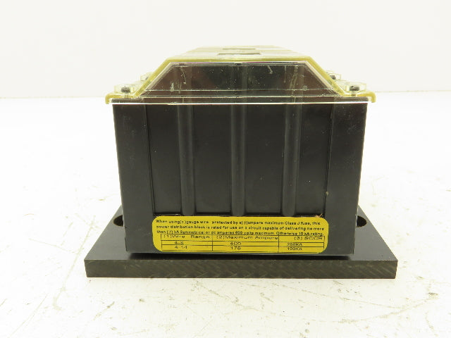 Bussmann PDB370-3 Power Distribution Block 3 Pole 600V 310A