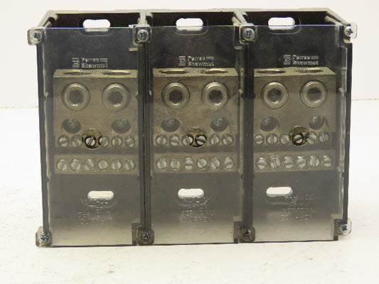 Ferraz Shawmut 69143 Power Distribution Block 3 Pole 600V
