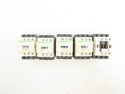 Schneider Electric LC1D09 Contactor 120V Coil 3 Pole Lot of 5
