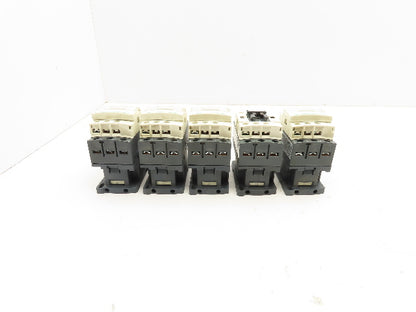 Schneider Electric LC1D09 Contactor 120V Coil 3 Pole Lot of 5