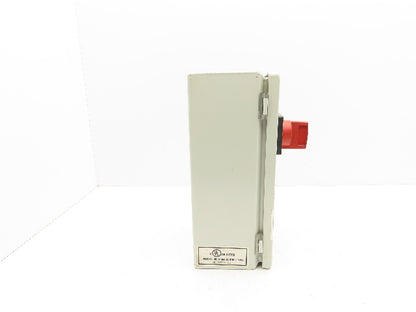 Dematic Manual Motor Circuit Breaker Contactor Disconnect Box 480V 140M-C2E-B63