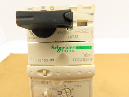 Schneider Electric LUCA05FU Manual Motor Starter Overload Module 240V Lot of 2