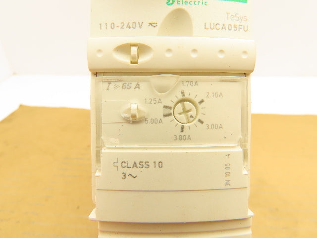 Schneider Electric LUCA05FU Manual Motor Starter Overload Module 240V Lot of 2