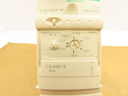 Schneider Electric LUCA05FU Manual Motor Starter Overload Module 240V Lot of 2