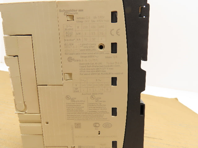 Schneider Electric LUCA05FU Manual Motor Starter Overload Module 240V Lot of 2