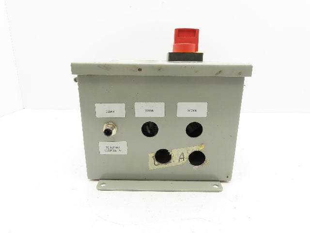 Dematic Manual Motor Circuit Breaker Contactor Disconnect Box 480V 140M-C2E-B40