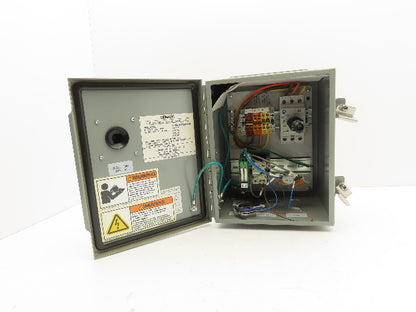 Dematic Manual Motor Circuit Breaker Contactor Disconnect Box 480V 140M-C2E-B40