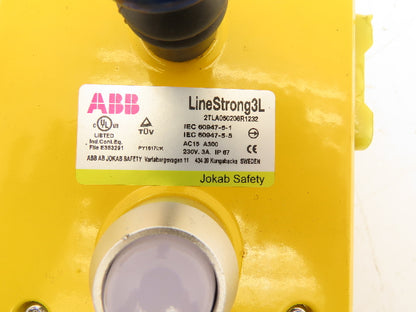 ABB Jokab Safety LineStrong3L Rope Pull Grab Cable Switch E-Stop 2TLA050206R1232
