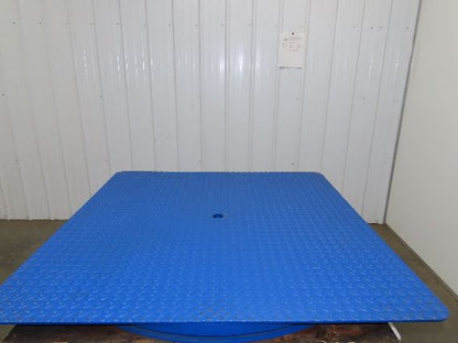 Vestil CA-KP-4848-4 Heavy Duty King Pin Carousel 48x48" 4000lb 1/4" Steel Plate