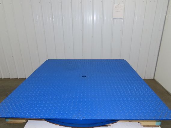 Vestil CA-KP-4848-4 Heavy Duty King Pin Carousel 48x48" 4000lb 1/4" Steel Plate