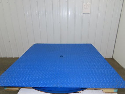 Vestil CA-KP-4848-4 Heavy Duty King Pin Carousel 48x48" 4000lb 1/4" Steel Plate