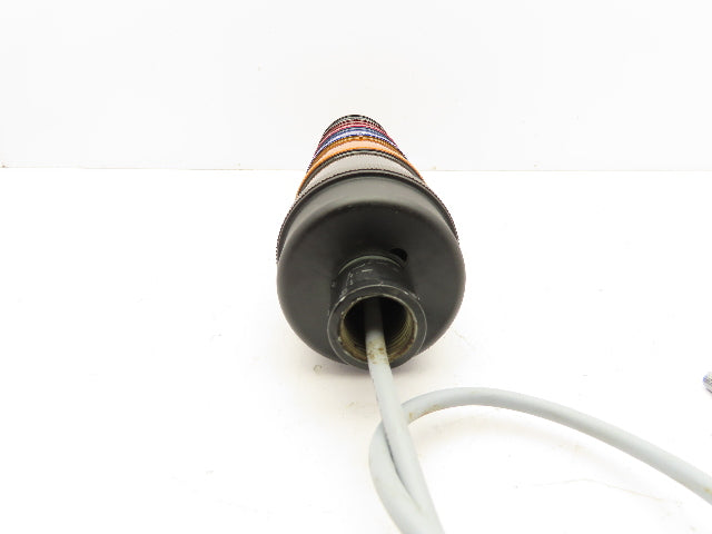 Pepperl+Fuchs VBA-4A-70MM VAZ-LED Stack Light Tower w/Horn Red Blue Amber 24V