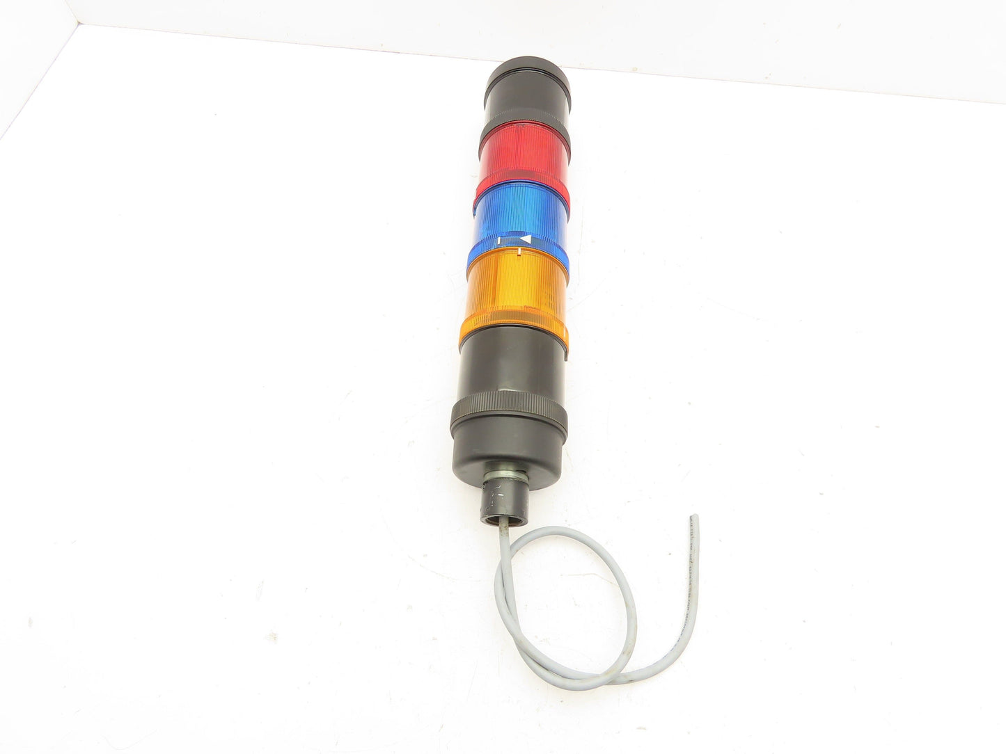 Pepperl+Fuchs VBA-4A-70MM VAZ-LED Stack Light Tower w/Horn Red Blue Amber 24V