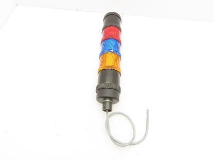 Pepperl+Fuchs VBA-4A-70MM VAZ-LED Stack Light Tower w/Horn Red Blue Amber 24V