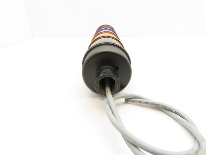 Pepperl+Fuchs VBA-4A-70MM VAZ-LED Stack Light Tower w/Horn Red Blue Amber 24V