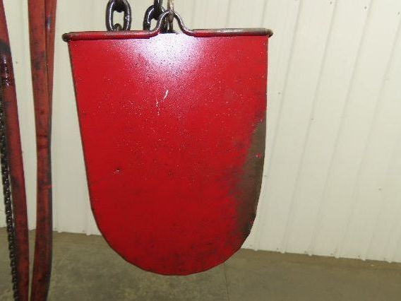 Chicago Pneumatic 1/2 Ton 1000Lb Power Vane Air Chain Hoist 10' 8" Lift Pendant
