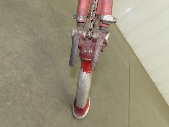 Chicago Pneumatic 1/2 Ton 1000Lb Power Vane Air Chain Hoist 10' 8" Lift Pendant