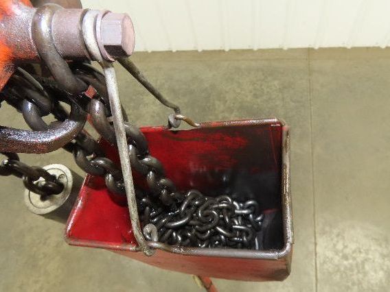 Chicago Pneumatic 1/2 Ton 1000Lb Power Vane Air Chain Hoist 10' 8" Lift Pendant