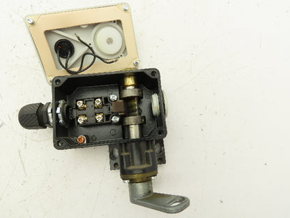 Siemens 38E7 160-1BD00-0A81 Rope Pull Grab Cable Switch 2-Way 3-Position 400V