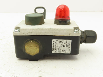 Siemens 38E7 160-1BD00-0A81 Rope Pull Grab Cable Switch 2-Way 3-Position 400V