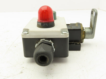 Siemens 38E7 160-1BD00-0A81 Rope Pull Grab Cable Switch 2-Way 3-Position 400V