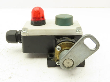 Siemens 38E7 160-1BD00-0A81 Rope Pull Grab Cable Switch 2-Way 3-Position 400V