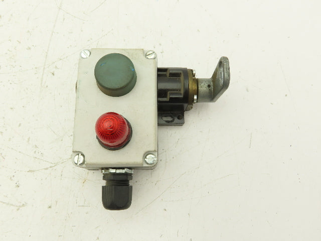 Siemens 38E7 160-1BD00-0A81 Rope Pull Grab Cable Switch 2-Way 3-Position 400V