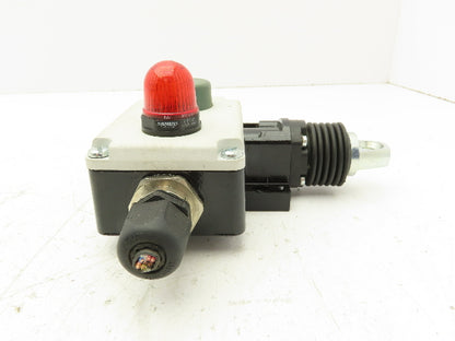 Siemens 38E7 140-1BD00-0A80 Rope Pull Grab Cable Switch E-Stop Spring Return