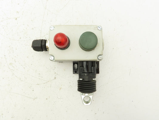 Siemens 38E7 140-1BD00-0A80 Rope Pull Grab Cable Switch E-Stop Spring Return