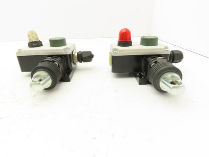 Siemens 38E7 140-1BD00-0A80 Rope Pull Cable Switch Spring Return  Lot of 2