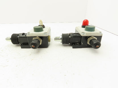 Siemens 38E7 140-1BD00-0A80 Rope Pull Cable Switch Spring Return  Lot of 2