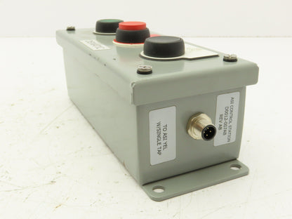 SCE-3PBI Pushbutton Control Station Enclosure Start/Stop/Reset 3-Button Box