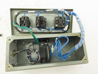 SCE-3PBI Pushbutton Control Station Enclosure Start/Stop/Reset 3-Button Box