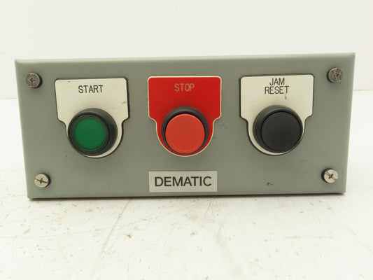 SCE-3PBI Pushbutton Control Station Enclosure Start/Stop/Reset 3-Button Box