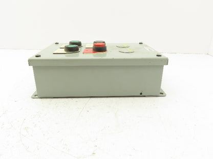 SCE-6PBI Pushbutton Control Station Enclosure Start/Stop/Reset 6-Button Box