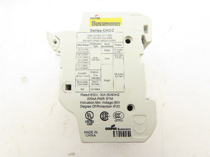 Cooper Bussmann CHCC Class CC Fuse Holder 30A 3 Pole 600V Lot of 4
