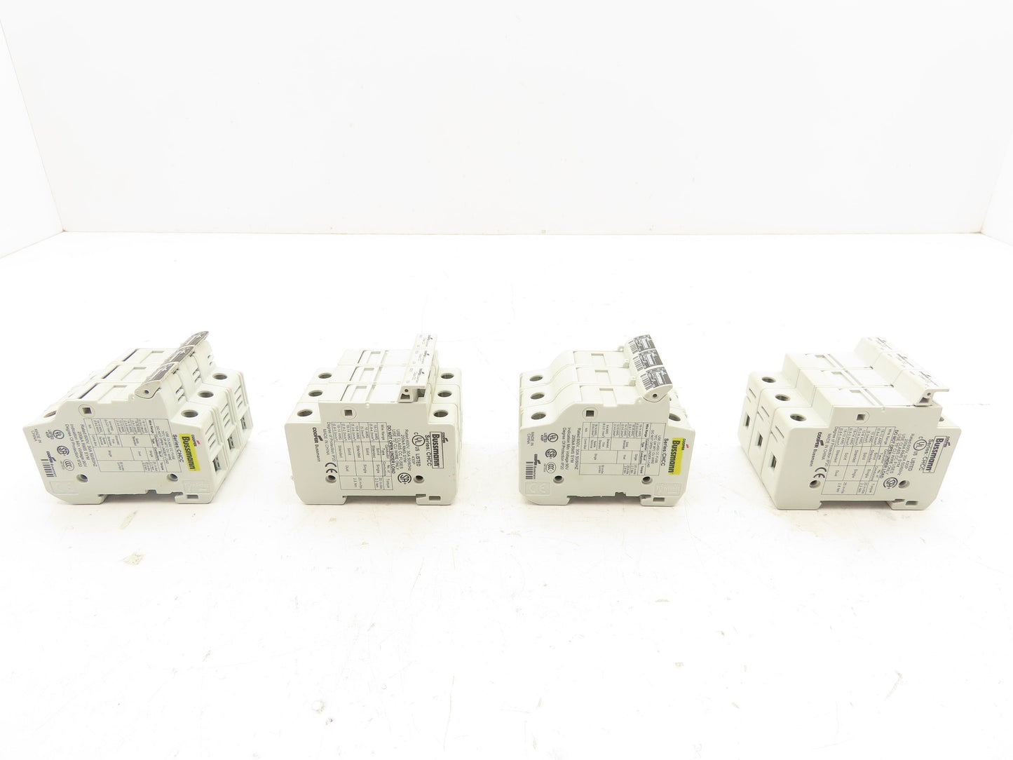 Cooper Bussmann CHCC Class CC Fuse Holder 30A 3 Pole 600V Lot of 4