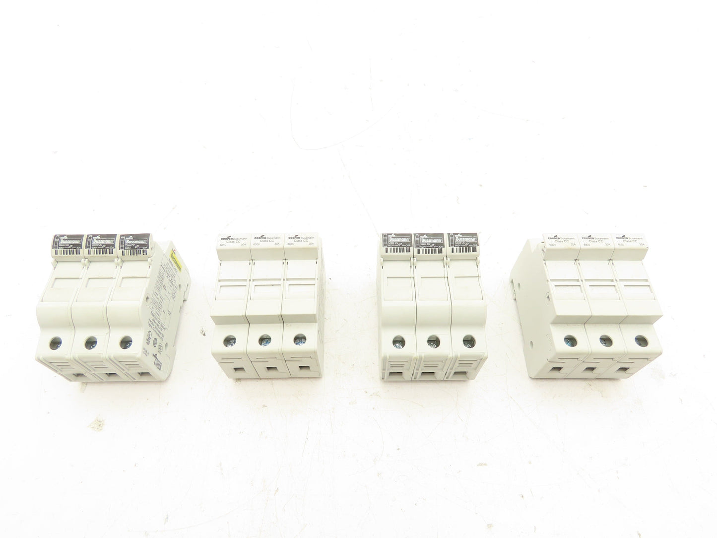 Cooper Bussmann CHCC Class CC Fuse Holder 30A 3 Pole 600V Lot of 4