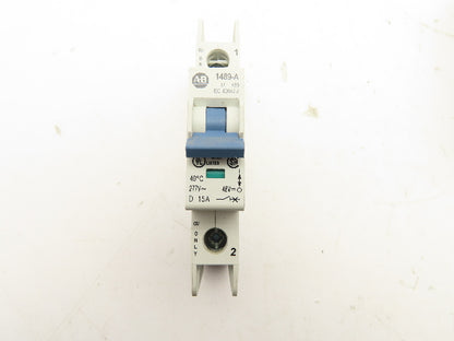Allen Bradley 1489-A1D150 Circuit Breaker 1 Pole 15A Lot of 9